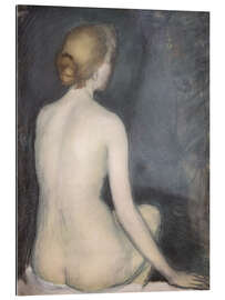 Gallery print Nude Woman, rear View, facing Right