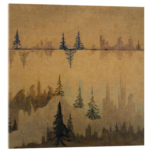Acrylglas print Fugue