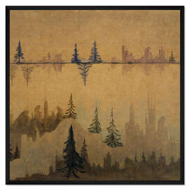 Gerahmter Kunstdruck Fugue