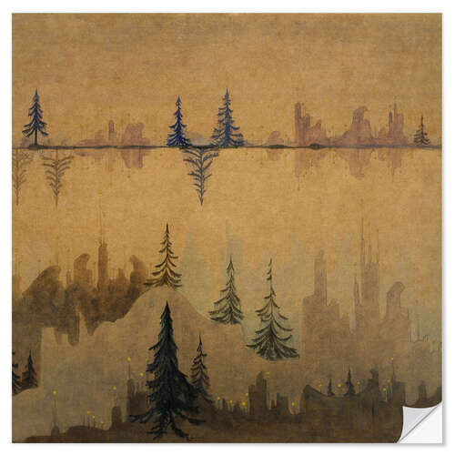 Vinilo para la pared Fugue