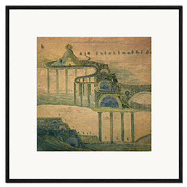 Impressão artística com moldura Zemaitija Wayside Crosses