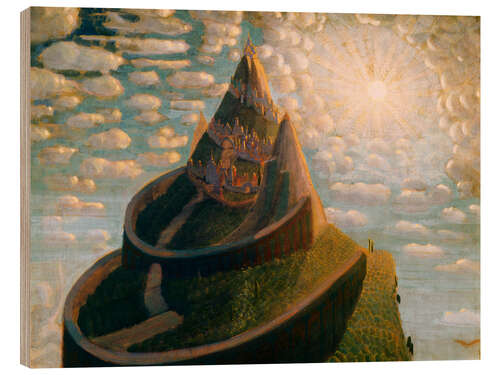 Cuadro de madera Fairy Tale Castle
