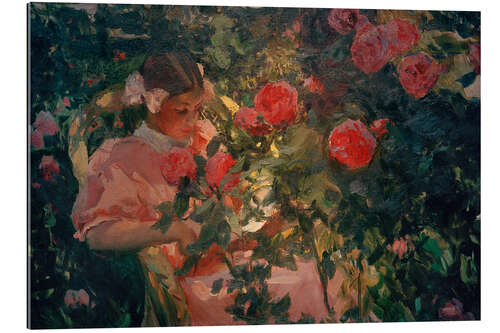 Gallery print Elena among roses, 1907