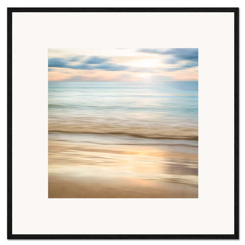 Framed art print Gentle Waves I