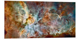 Foam board print Eta Carinae Nebula, Hubble Space Telescope, 2007