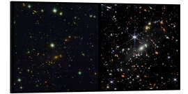 Alumiinitaulu Galaxy Cluster SMACS 0723, Hubble and JWST Images, 2022