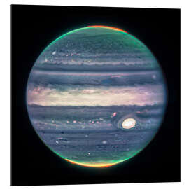 Akrylbillede  Jupiter, James Webb Telescope, 2022 - NASA