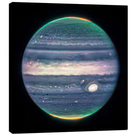 Quadro em tela  Jupiter, James Webb Telescope, 2022 - NASA