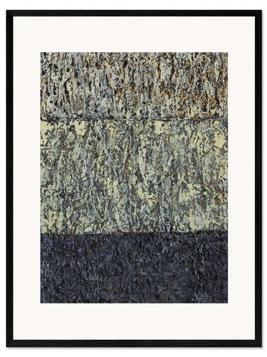 Impression artistique encadrée Structure descendante
