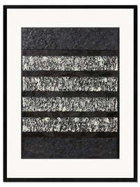 Kunsttryk i ramme Stripe relief