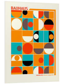 Foam board print Bauhaus - Panton Pop