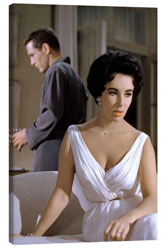 Canvas print Elizabeth Taylor, 1958