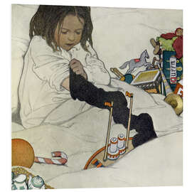 Cuadro de PVC Opening the Christmas Stocking, 1902