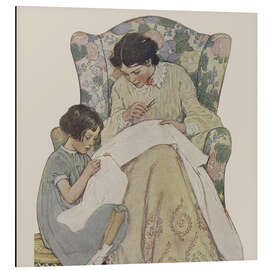 Magnettafel Sticken mit Mutter