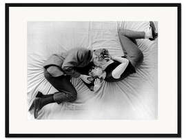 Gerahmter Kunstdruck Paul Newman und Joanne Woodward in "Eine neue Art von Liebe", 1963