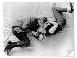 Wall sticker Paul Newman and Joanne Woodward in "A New Kind of Love", 1963