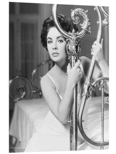 Tableau en PVC Elizabeth Taylor in "Cat On A Hot Tin Roof", 1958