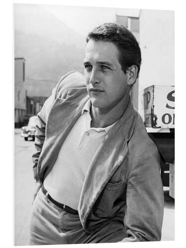 Foam board print Actor Paul Newman, ca.1950