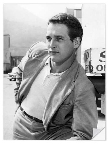 Wandsticker Schauspieler Paul Newman, ca.1950