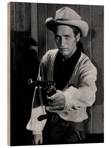 Wood print The Left Handed Gun, 1958