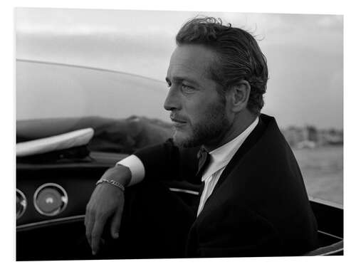 PVC-tavla American Actor Paul Newman, Venice, 1963