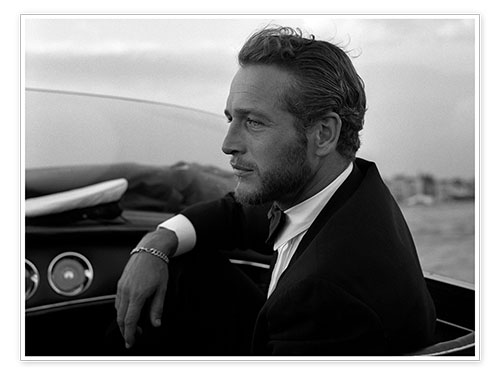 Poster Der amerikanische Schauspieler Paul Newman, Venedig, 1963
