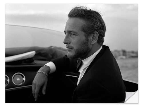 Wandsticker Der amerikanische Schauspieler Paul Newman, Venedig, 1963