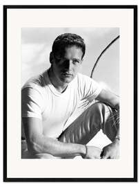 Framed art print Actor Paul Newman