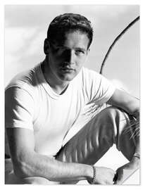 Selvklebende plakat Actor Paul Newman