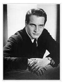 Poster Paul Newman in the 50'S