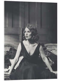 Acrylglas print Lindsay Duncan as Maggie, in "The Cat on the Hot Tin Roof", 1988