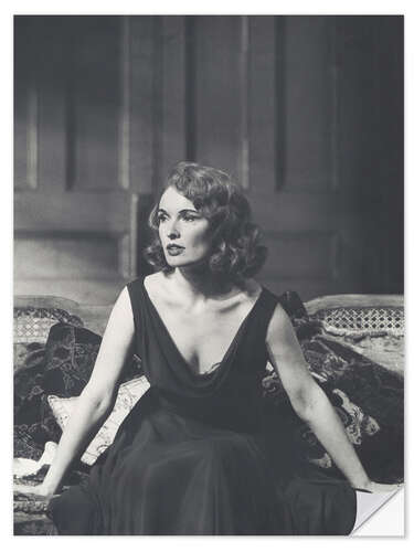 Wall sticker Lindsay Duncan as Maggie, in "The Cat on the Hot Tin Roof", 1988