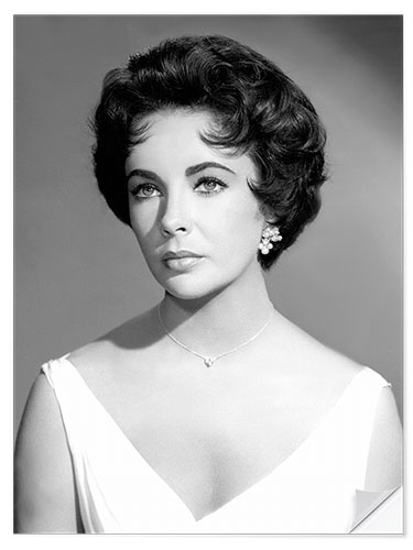 Wall sticker Portrait of Elizabeth Taylor, 1958