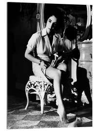 Gallery print Elizabeth Taylor, Scene From &quot;The Cat on the Hot Tin Roof Tin Roof&quot; 1958