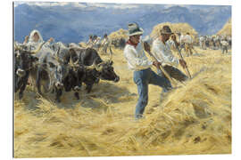 Gallery print Threshing in The Abruzzi, 1890