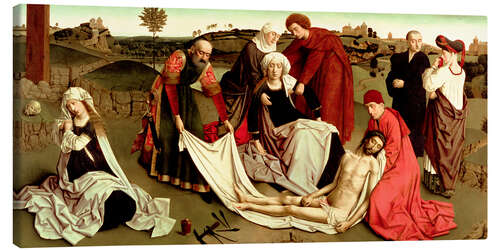 Quadro em tela The Lamentation Over the Dead Christ, 1455