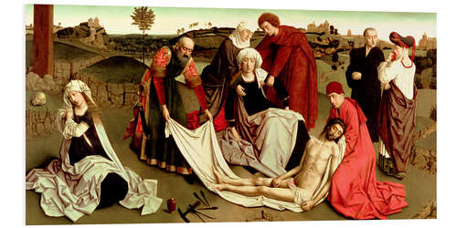 PVC-taulu The Lamentation Over the Dead Christ, 1455