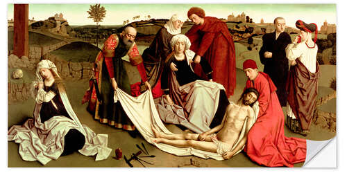 Selvklebende plakat The Lamentation Over the Dead Christ, 1455