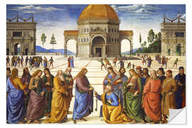 Sisustustarra Giving of the Keys to St. Peter, Sistine Chapel, Vatican, 1481