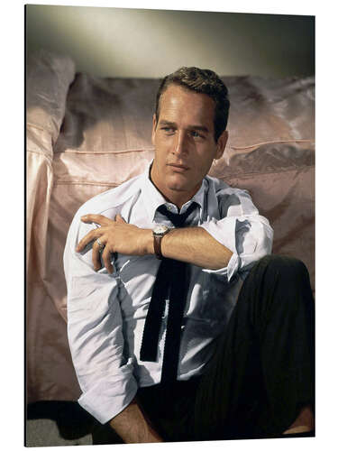 Stampa su alluminio American Actor Paul Newman, 1958