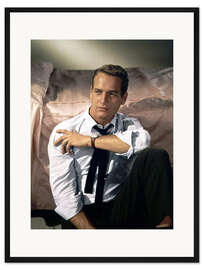 Gerahmter Kunstdruck Schauspieler Paul Newman, 1958