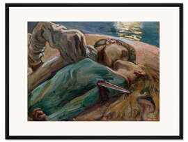 Gerahmter Kunstdruck Die Liebenden