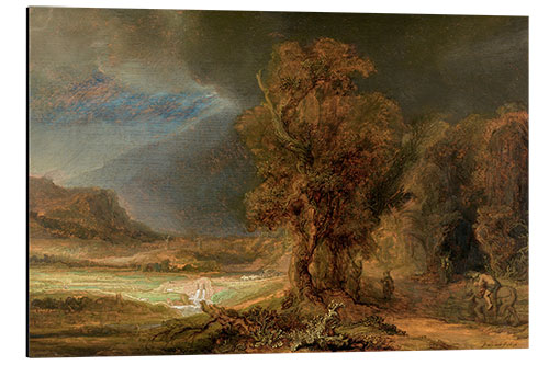 Alubild Landscape with the Good Samaritan, 1638