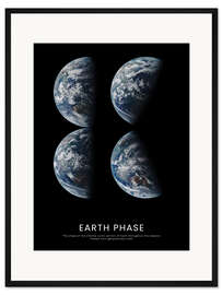 Gerahmter Kunstdruck Earth Phase