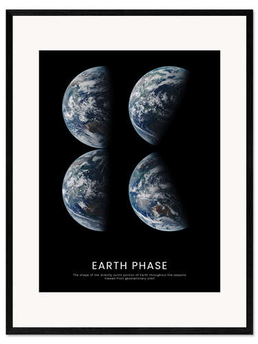 Framed art print Earth Phase