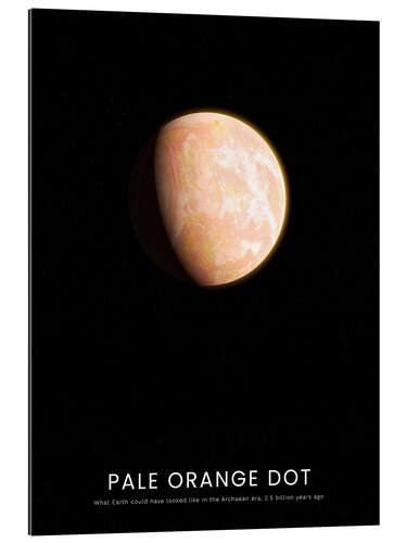 Galleriprint Pale Orange Dot