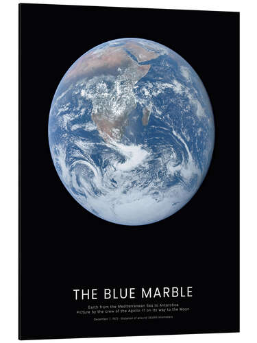 Cuadro de aluminio The Blue Marble