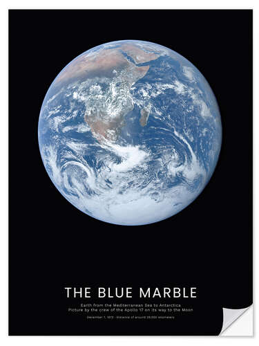 Wall sticker The Blue Marble