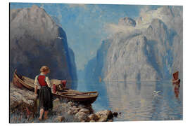 Magnettafel Norsk Fjordlandskap