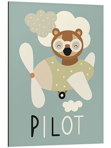 Aluminium print Pilot - Nordic Nursery